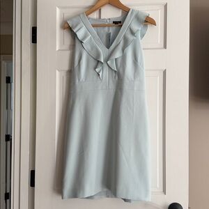 Ann Taylor Soft Blue Sleeveless Dress